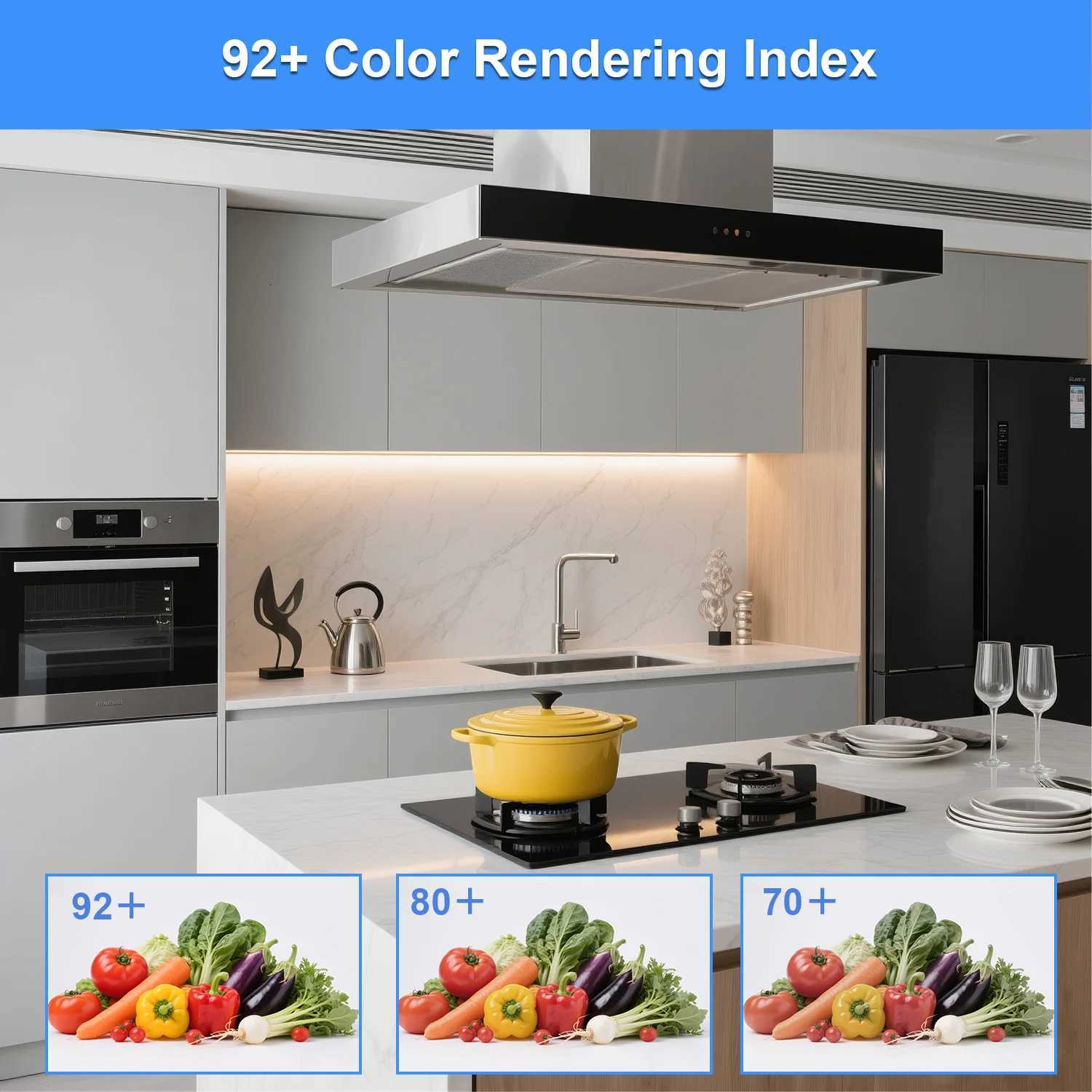 Super Bright 2835 LED Strip Lights 92CRI 256 LEDs/m 164ft Flexible LED Tape Dimmable SMD2835 LED Lighting 3000K-6000K DC24V M251129