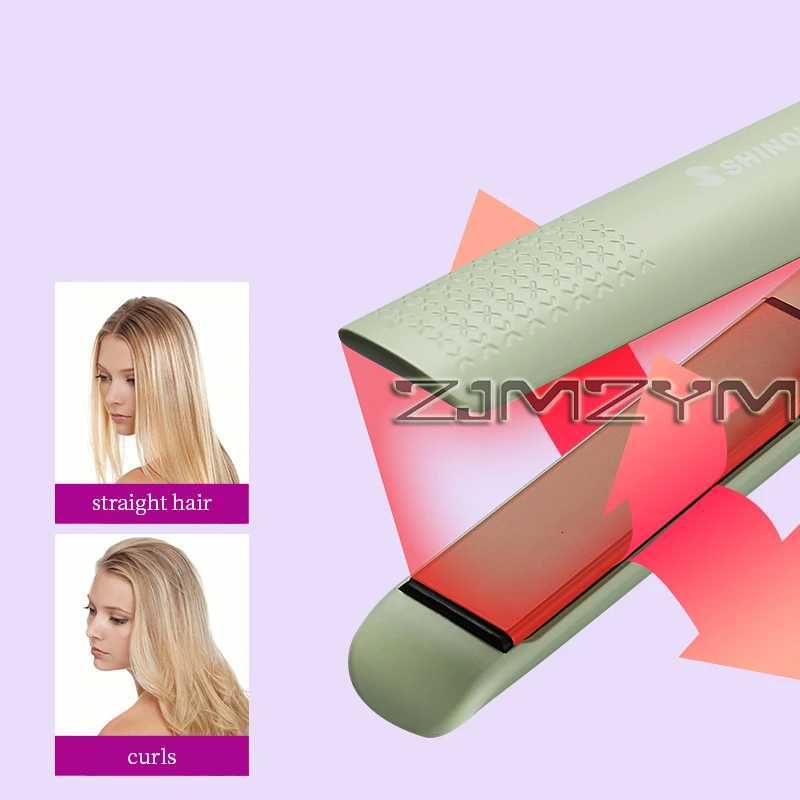 Professional Hair Straightener Curler Thermostatic Curling Iron Dual-use Non-damaging Straightening Hair Straightener Hair CareT251129