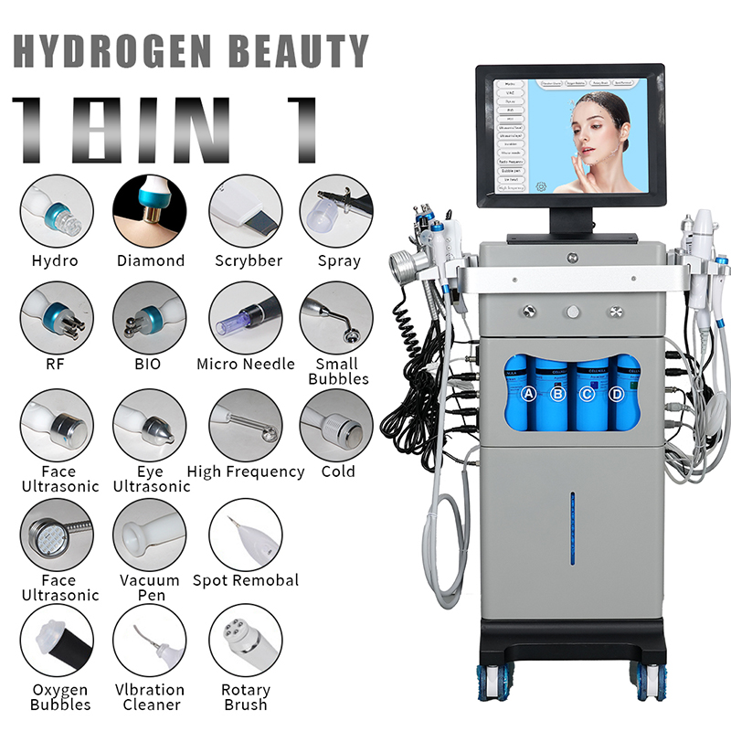 Multifunction Face Skin Rejuvenation Skin Care Diamond Microdermabrasion Blackhead Removal Oxygen Therapy Aqua Peeling Face Machine