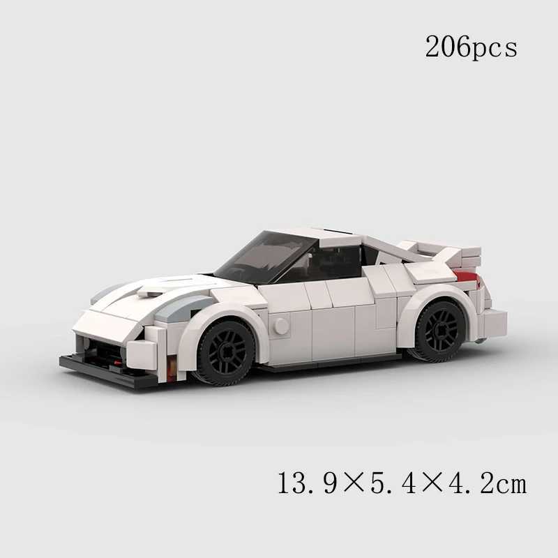 MOC Speed Super Racing Car F40 RS6 City Sports Model Building Blocks Classic Rally old race Vehicle Bricks Technical kids toys J251129