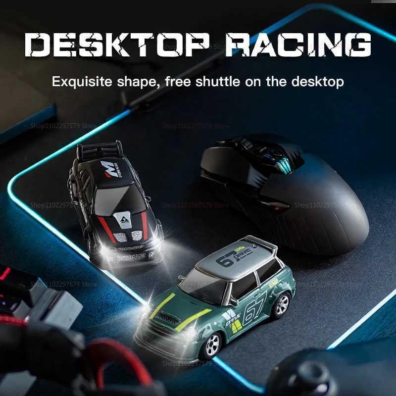 New KF33 24GHz Remote Control Mini Drift Car 164 Scale RC Car For Boys Kids Desktop Toys Gifts 4WD Racing Model For Children J251129