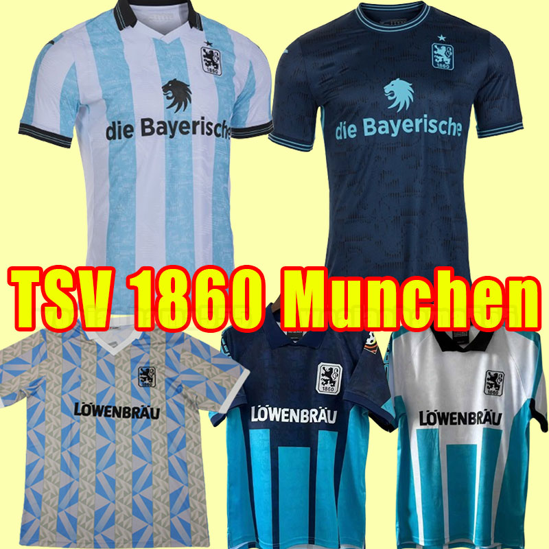 25/26 TSV 1860 Munich 1992 Retro Soccer Jerseys Molders Bulow Michael Liendl Sascha Levent Aycicek Ivica Olic Christian Gytkjaer football shirt classical 1996 1997