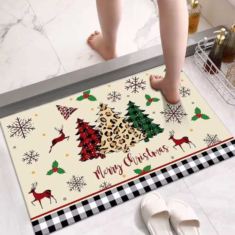 Bathro Door Mat Diat d Floor Mat Water Absorption Non-slip Toilet Kitchen Door Mat Toilet Foot Mat H251129