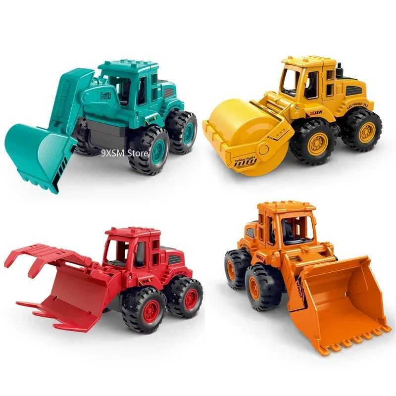 Childs Engineering Vehicle Toys Construction Excavator Tractor Bulldozer Fire Truck Models Kids Toy Mini Car Toy Children Gifts J251129