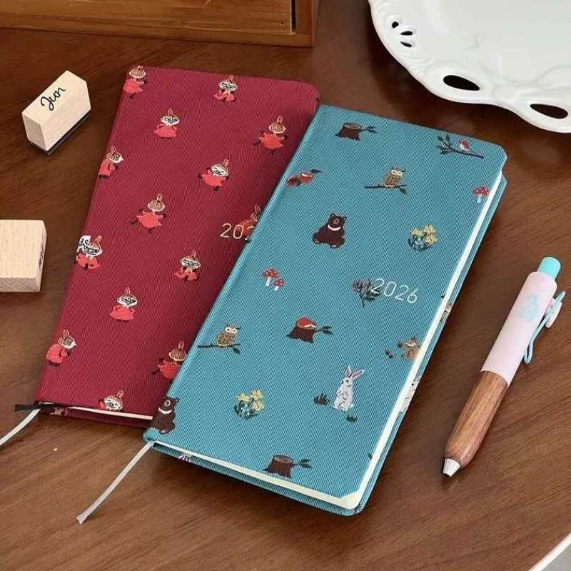 2026 NEW Animal Theme A5 Planner - Cute Wildlife Design with Study Schedule Habit Tracking for Students W251129