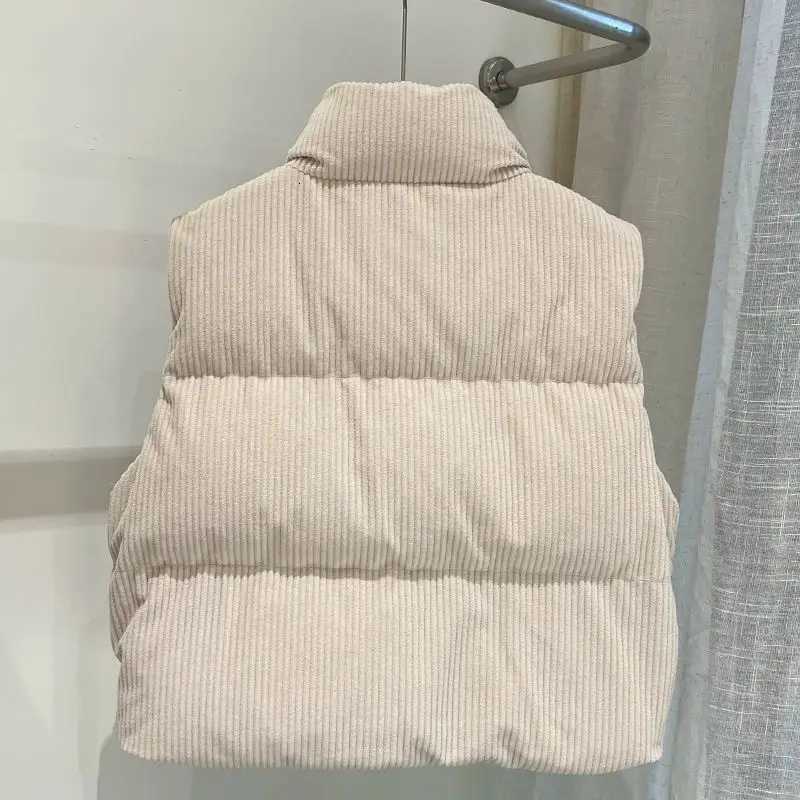 Autumn Winter New Arrival Bread Coat Outerwear Casual Comfortable Korean Style Womens Thickened Loose Short Sleeveless VestT251129