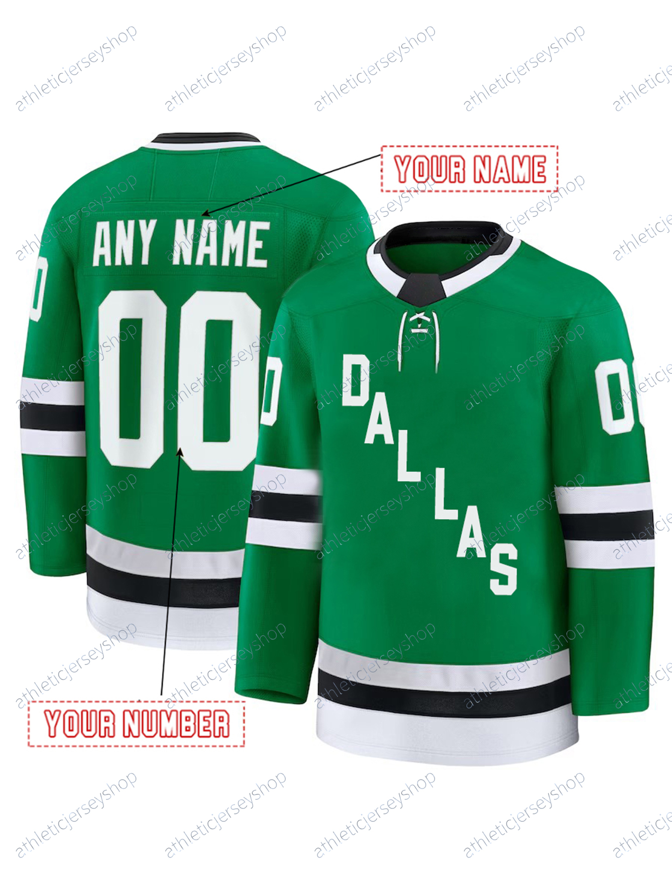 Jason Robertson Black Alternate Premium Jersey Jamie Benn Mikko Rantanen Custom any name any number Stitched