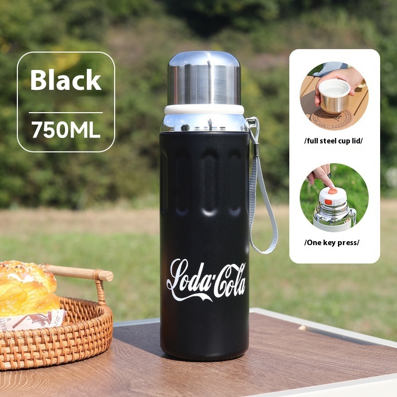 Portable tea with inner liner, women's accompanying high appearance, simple household gift, 316 stainless steel insulated cup, men's cup W26