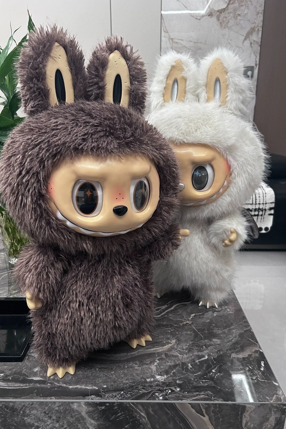 58Cm Labubu The Monsters ZIMOMO Labubu Angel In Clouds I Found You Cute Vinyl Face Doll Big Plush Toy Dolls Blind Box Toy