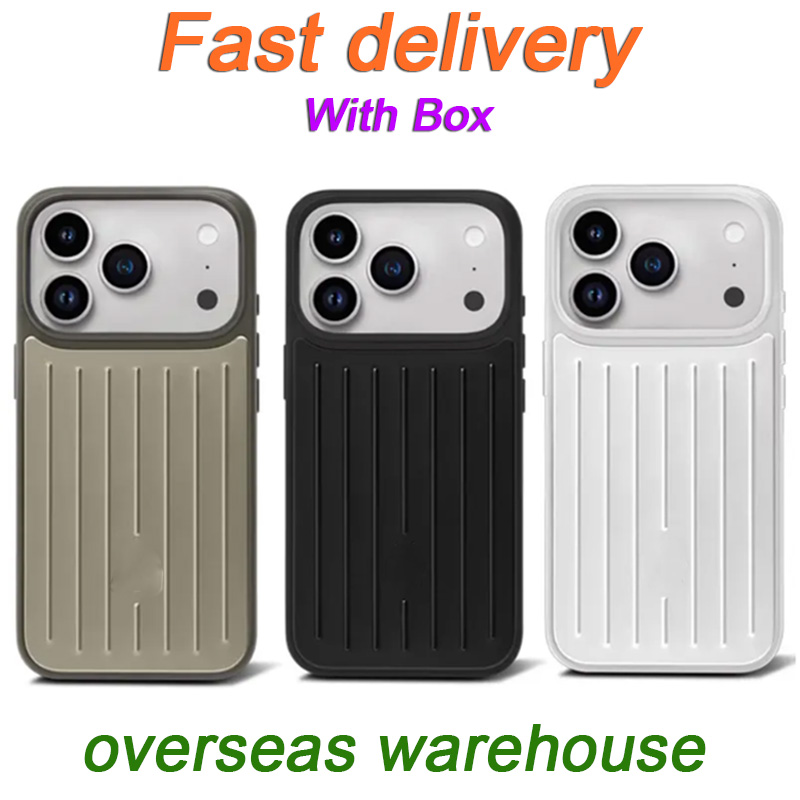 TOP QUALITY RIMOVVA Phone Case Suitcase Designer iPhone Case for Apple iPhone 17 Pro Max 16 15 14 13 Polycarbonate Aluminum Alloy MagSafe Weave Back Cover RIM cases