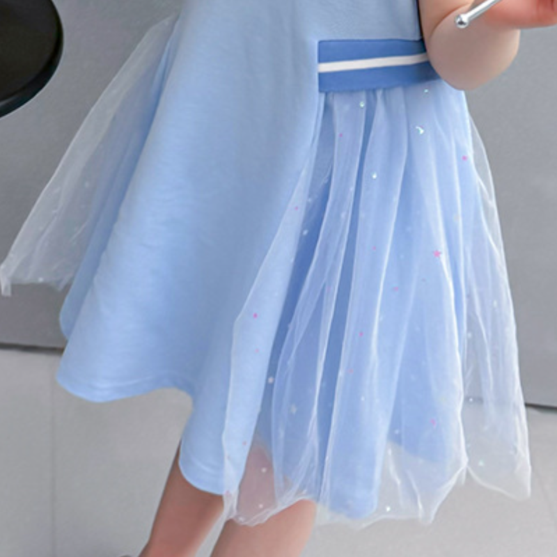 DISNEY Frozen Elsa princess baby designer clothes kids designer clothes girl Girls' dress princess clothes Comfortable and soft.
