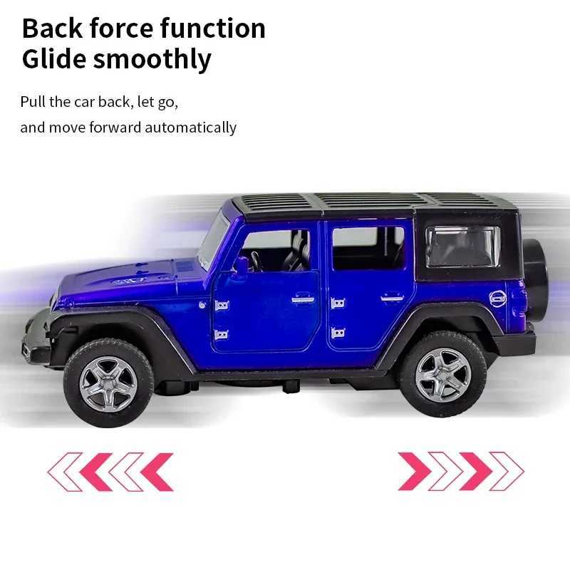 Bagged 136 alloy JEEPS Wrangler pull-back off-road car toy imitation off-road pull-back car boys and children toys J251129