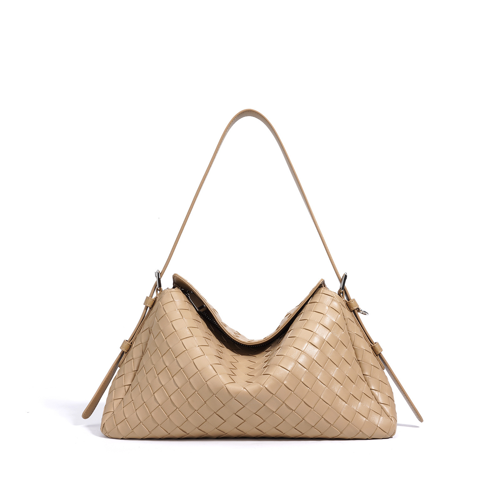 Designer Bag Luxury Handbag New Shoulder Niche Cowhide Diamond Grid Crossbody Bag Women S High End Fashion Genuine Leather Woven Handbag Ophida Bag