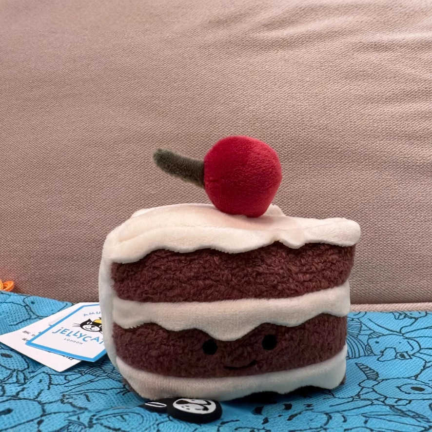 2026 Cyber Monday 50% British jellyscat Same Style Jelly French Dessert Cake Plush Toy Cute Doll Clearance Sale 111
