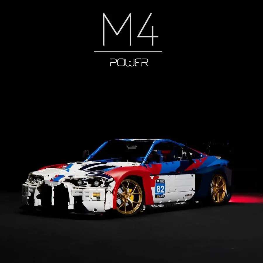 4556PCS MOC Technica M4 Supercars Building Blocks City Speed Super Racing Model Bricks High-Tech Toys Gift for Boys Kid Adult J251129