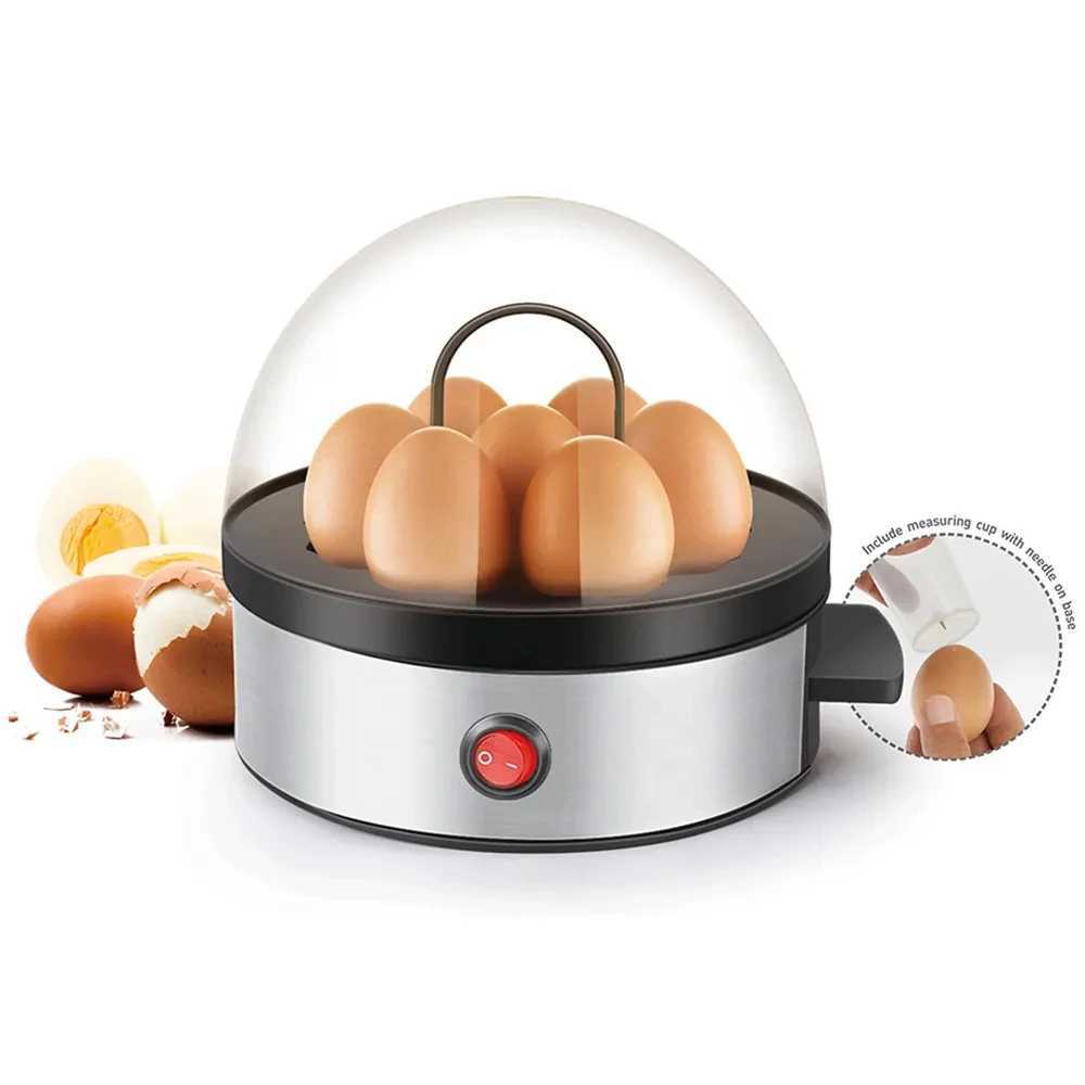 350W Electric Egg Boiler 7 Eggs Steamer Multifunctional Cooker with Auto Shut Off for Omelet Soft Medium and Hard Boiled Eggs C251129