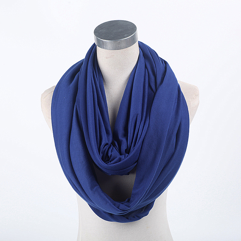 K570 Classic foreign trade original single color pure cotton versatile scarf European and American new style