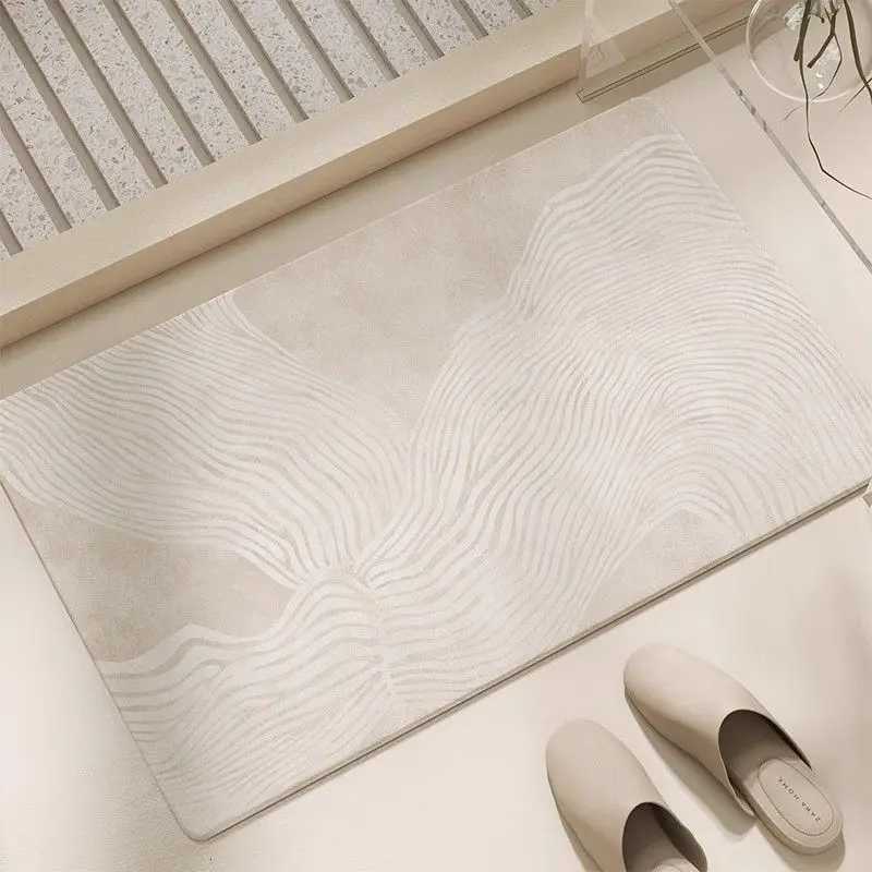 Bathro floor mat toilet soft diat d absorbent mat toilet toilet door non-slip foot mat H251129