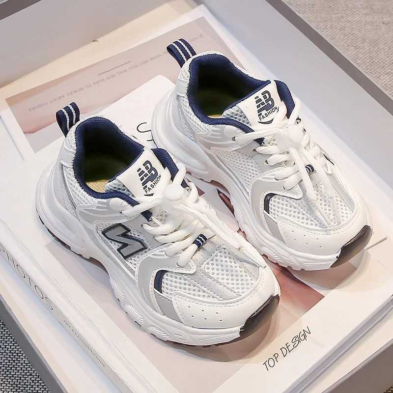 Size 26-37 boys and girls breathable mesh childrens casual sports shoes anti slip childrens sports shoes tennis X250429