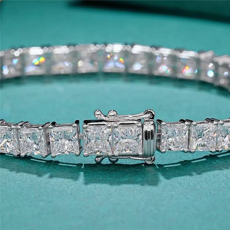 VOAINO Valentines s Day Gift 9K 14K 18K Gold Hpht Cvd Lab Grown Diamond Jewelry Classic Lab Created Diamond Tennis Bracelet