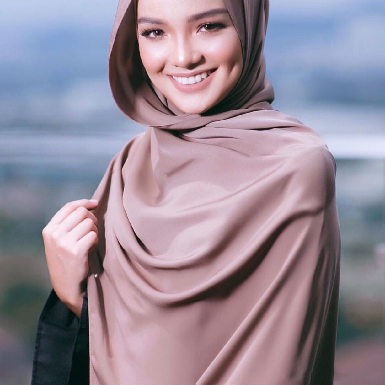 K569 2024 new pure color satin scarf matte satin scarf Malaysia headscarf wholesale