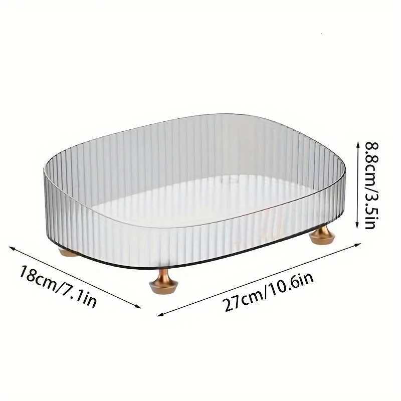 Wnnideo Organizers Portable Makeup Vanity Cosmetics Desktop Storage Box Bathroom Lotion Lipsticks Skincare Dresser Organizer Y251129