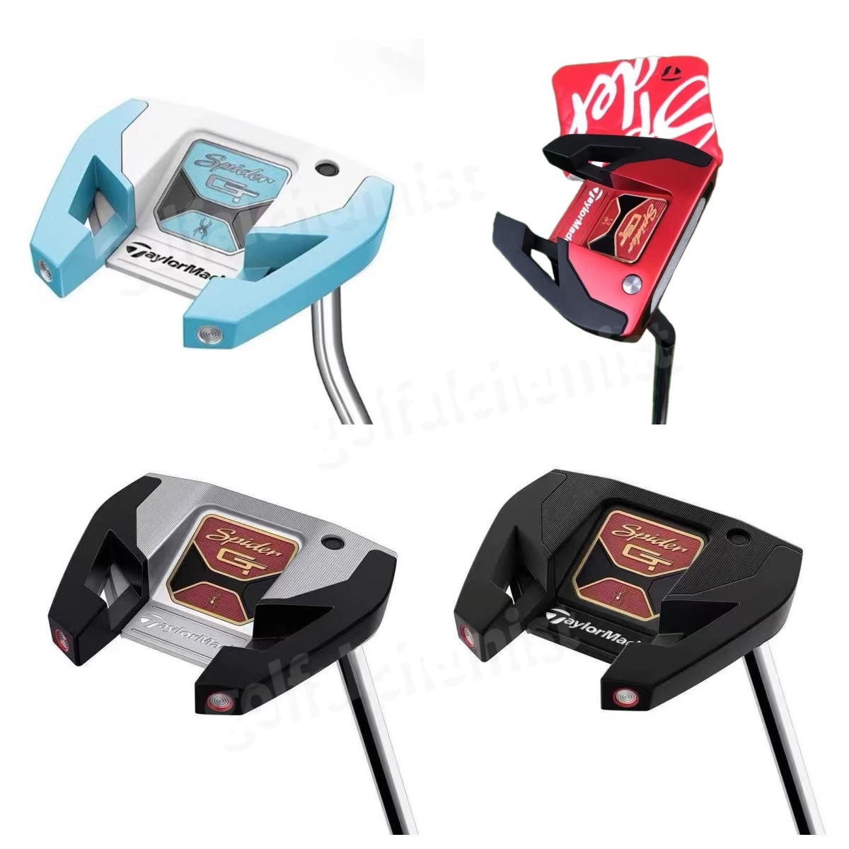 Golf Clubs putter Tailor made Putter Black/Silver/Blue/Red 32/33/34/35 inch with steel shaft and grip real photo contact seller golfmaster