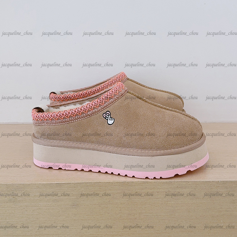 Designer Tazz Love 25 Slippers Tasman Leopard Pink Winter Womens Fur Slides Platform Mustard Seed Ultra Mini Snow Boots Fluffy Classic Booties EU45