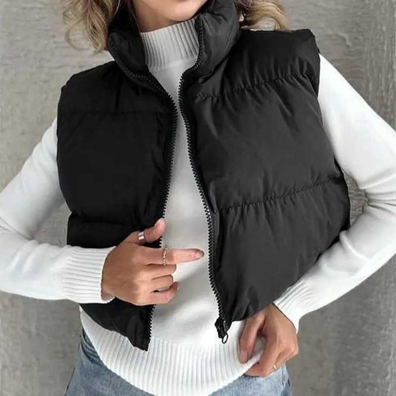 Autumn Winter Fashion Jacket Women New Solid Sexy Sleeveless Versatile Jacket Casual Streetwear Turtleneck Outdoor Travel JacketT251129