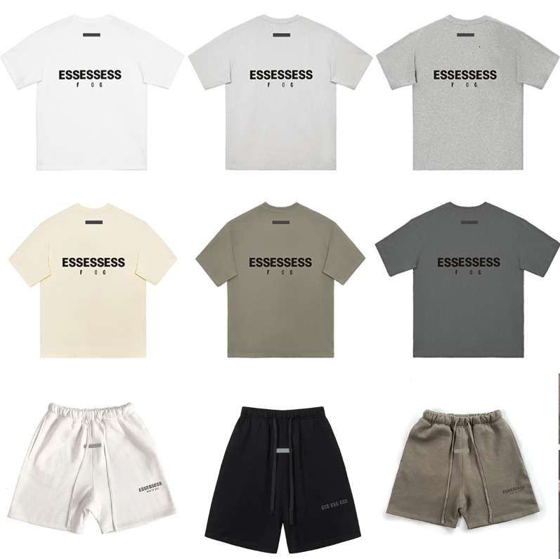 designer hoodie Mens Short essentials T shirt Short Sleeve Leisure Loose Womens T-Shirt High Street Sweatshirt shorts Couple Clothing 25ss