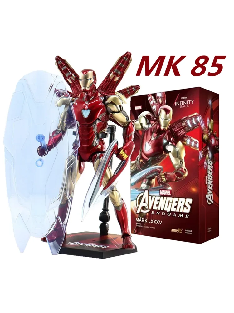 ZD Toys Iron Man Action Figure Joint Movable MK1 MK3 MK6 MK7 MK42 MK45 MK50 MK85 MK17 MK33 MK39 Adult Collection Figure Gift