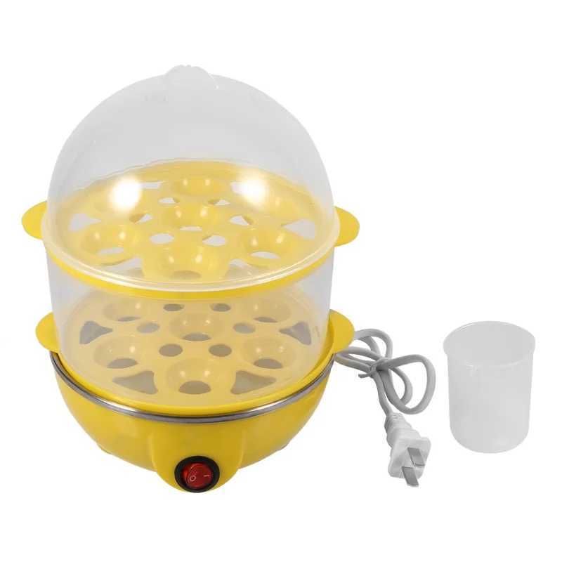 Multifunctional DoubleLayer Electric Eggs Boiler Cooker Steamer Home Kitchen Use C251129