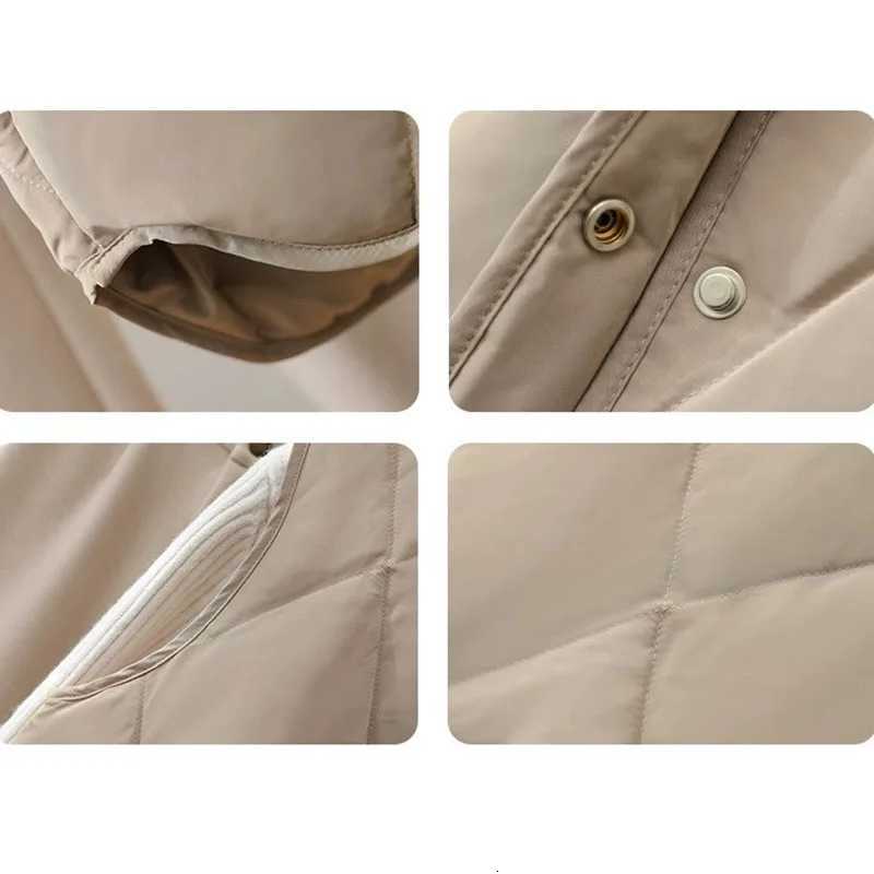 Lazy Wind Female Loose Puffer Sleeveless Jacket Autumn Ladies Waistcoat Korean Women Fashion Thin Down Cotton Vest CoatT251129