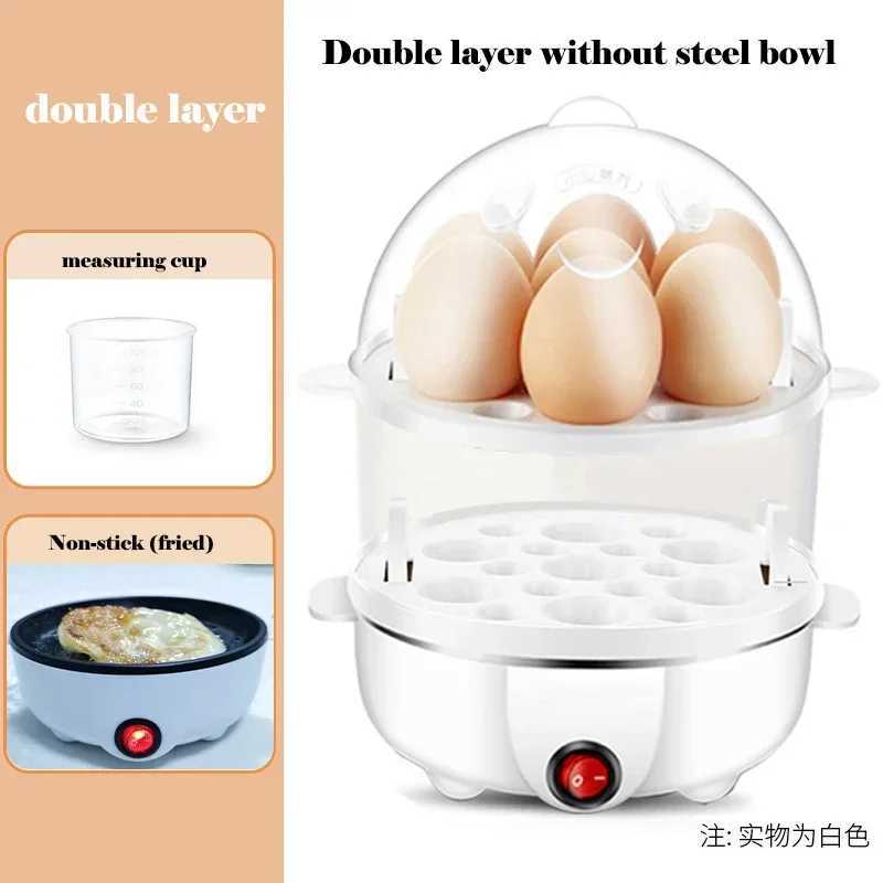 Electric Egg Boiler Universal 7 Egg Boiler Steamer Fried Egg Cooking Tool Kitchen Utensils Breakfast Maker C251129