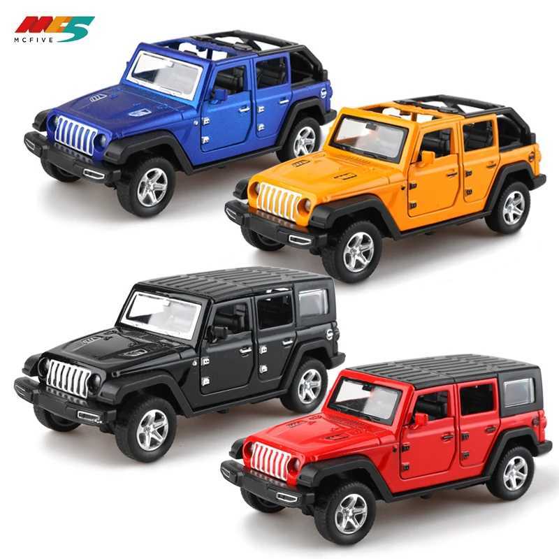 Bagged 136 alloy JEEPS Wrangler pull-back off-road car toy imitation off-road pull-back car boys and children toys J251129