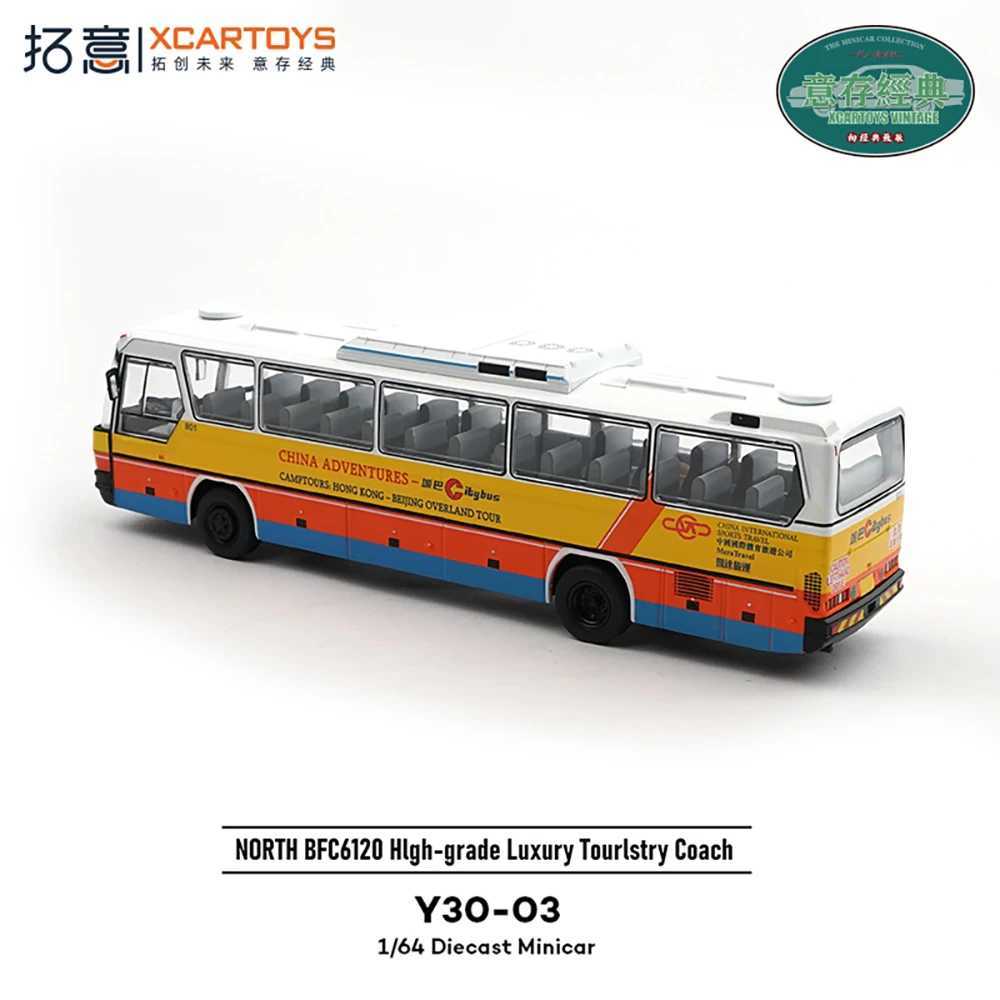 XCRATOYS BFC6120 Simulation Bus 1/64 RC Electric Remote Control Model Car Alloy Car Body Adult Childrens Toys J251129
