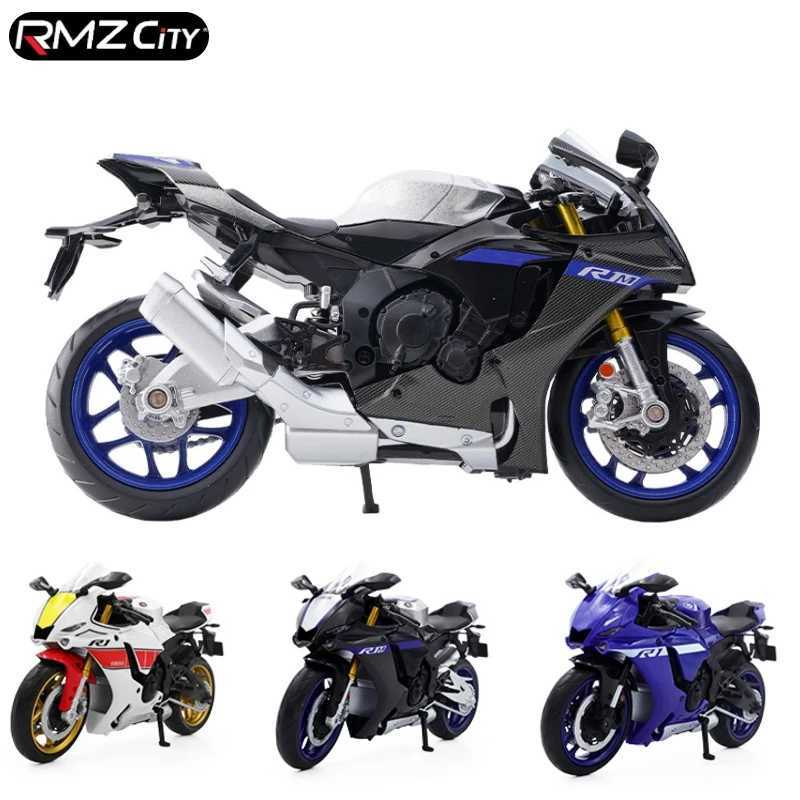 1/12 YAMAHA YZF-R1M 2022 Toy Motorcycle Model RMZ City Diecast Racing Sport Motorbike Miniature Collection Gift For Boy Children J251129