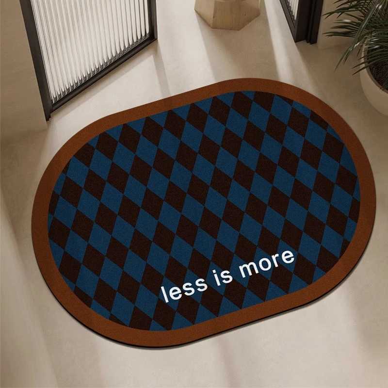 line wind bathro floor mat diat d absorbent mat door mat non-slip quick-drying mat bathro door H251129