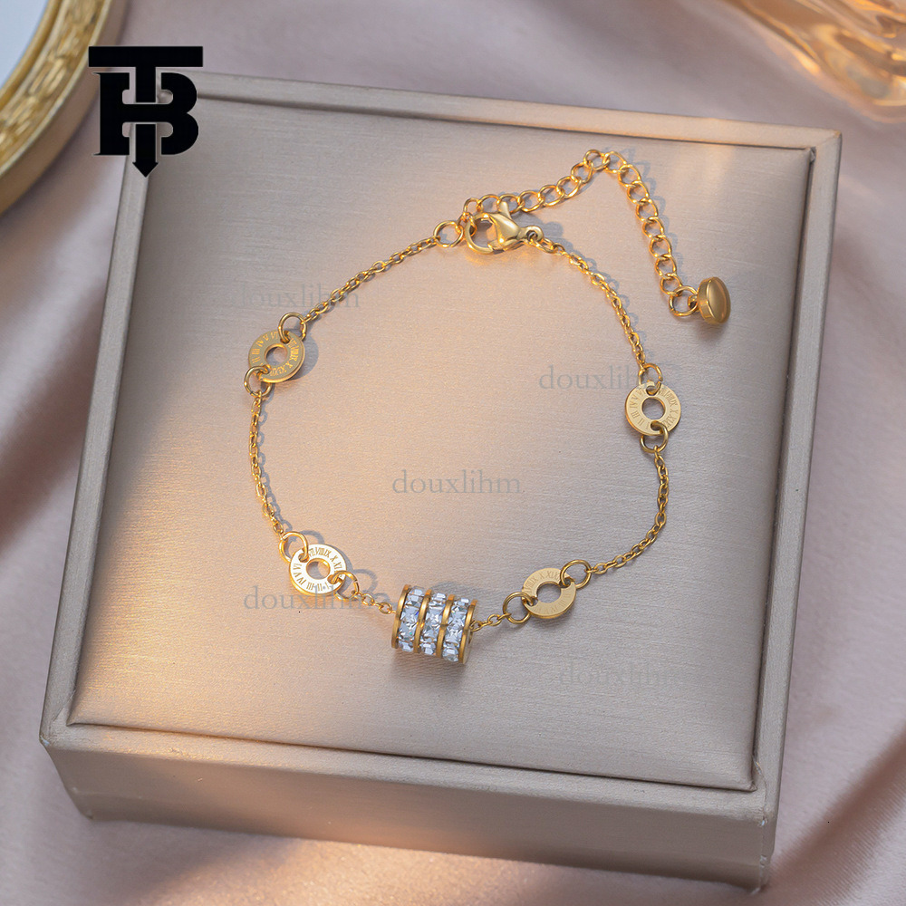 TB BHULAMTE Designer Fashion Small Waist Bracelet Luxury Niche Women's High End Sense Simple Jewelry Best Friends Exquisite Forest Series Handmad