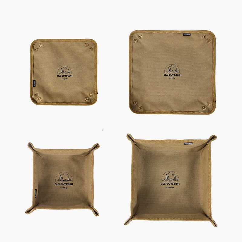 CLS 1pc Portable Camping Organizer Tray - Compact Home and Travel Storage Box for Clutter-Free Camping Y251129