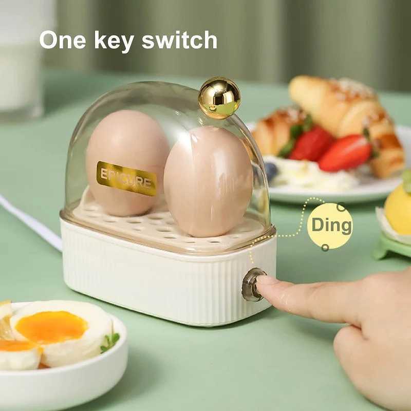 120W Electric Egg Boiler Egg Cookers 2 Eggs Portable Food Steamer Poacher Automatic Power Off Mini Breakfast Machine 220V C251129