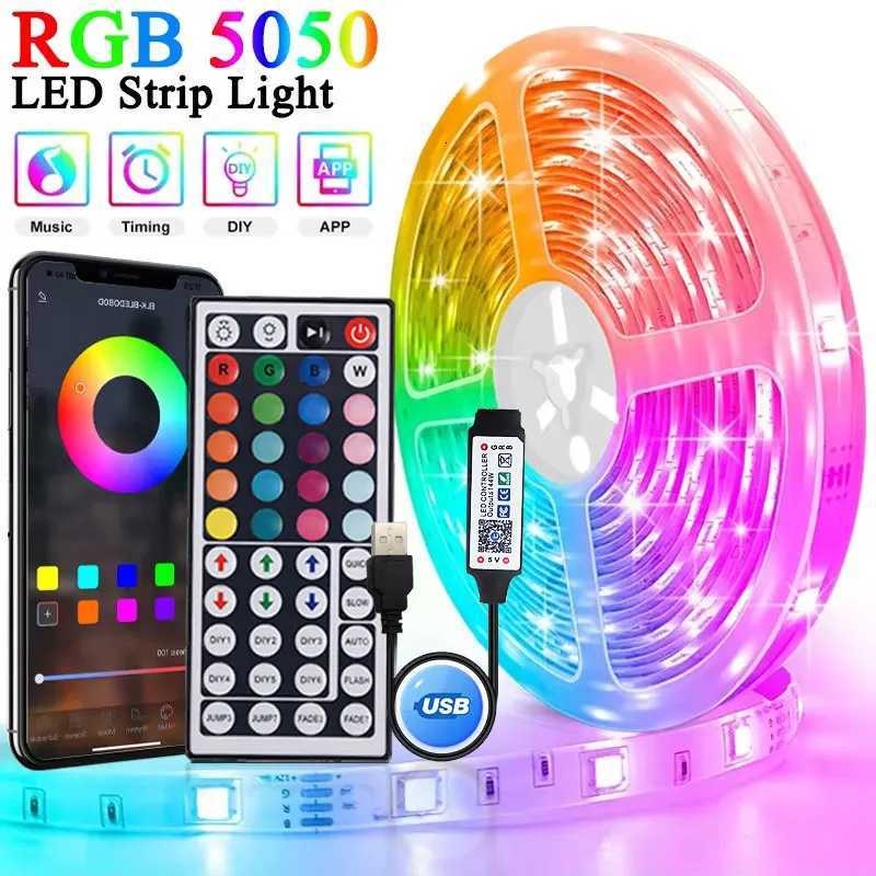 Rgb Led Tape With 3 Key 44 Key Wifi Bluetooth Remote Control Self-Adhesive Usb 5V Led Strip Lights Ice String For Tv Backlight M251129