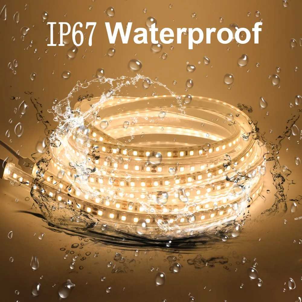 IP67 Waterproof LED Strip Light 12V 24V 2835 120Leds/m Flexible LED Tape Ribbon Rope Light White/Warm White/Natural White 1-10m M251129