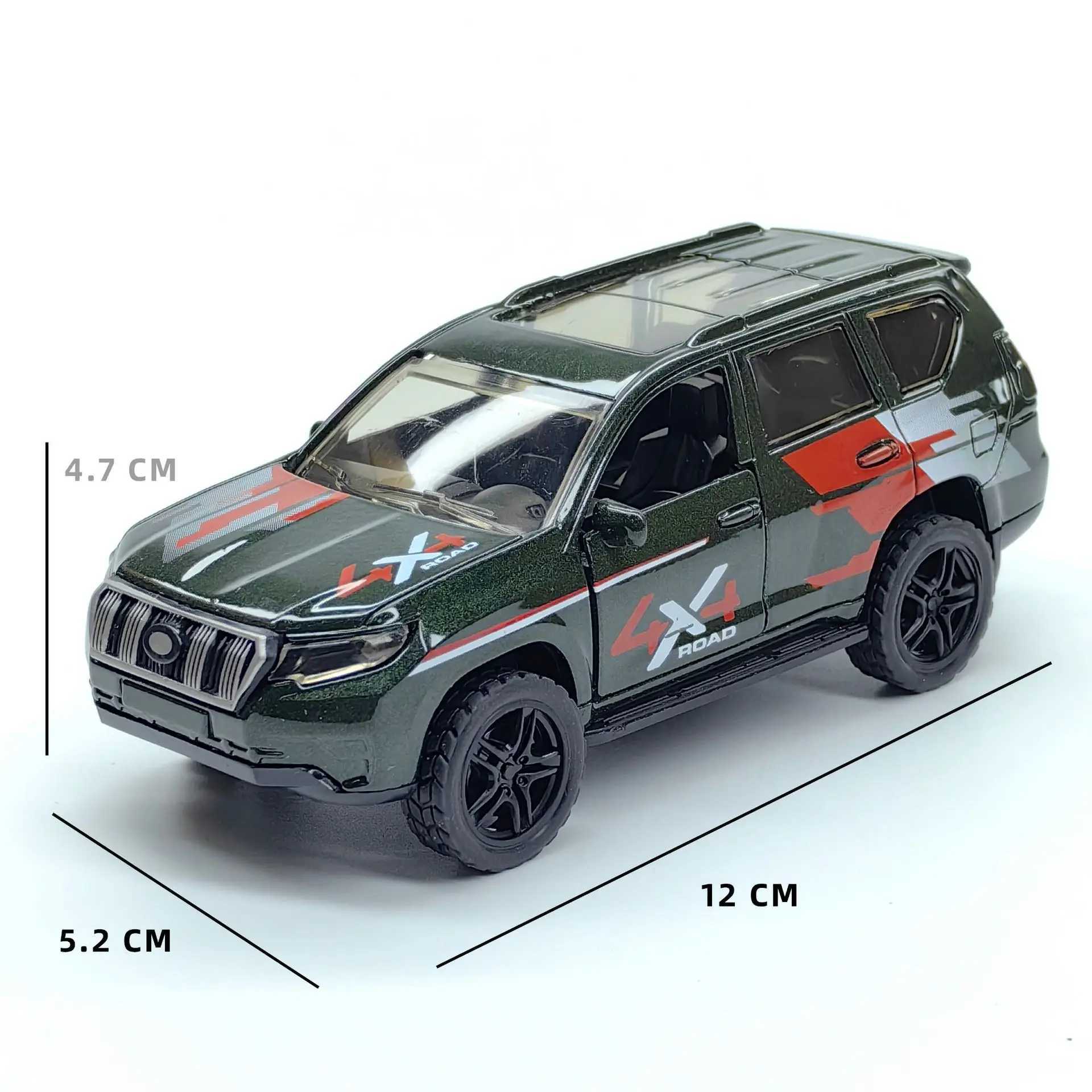 136 Hardcore off-road vehicle simulation alloy pull-back childrens toy door opening model car distribution bagged J251129