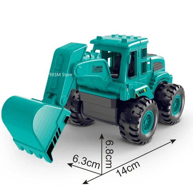 Childs Engineering Vehicle Toys Construction Excavator Tractor Bulldozer Fire Truck Models Kids Toy Mini Car Toy Children Gifts J251129