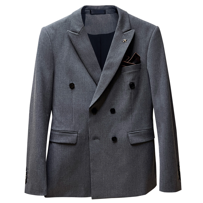 H870Black business suit for men, groom and groomsmen