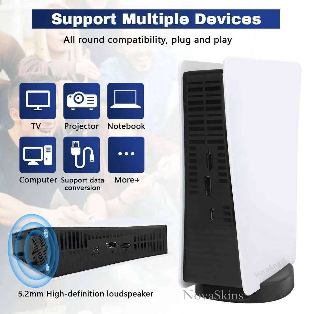 NEW M5-PS5 Game Console Video Gamebox 20000 Retro Arcade Games Built-in Speaker 2.4G Wireless Controller FOR PS1/CPS/FC/GBA Z241029