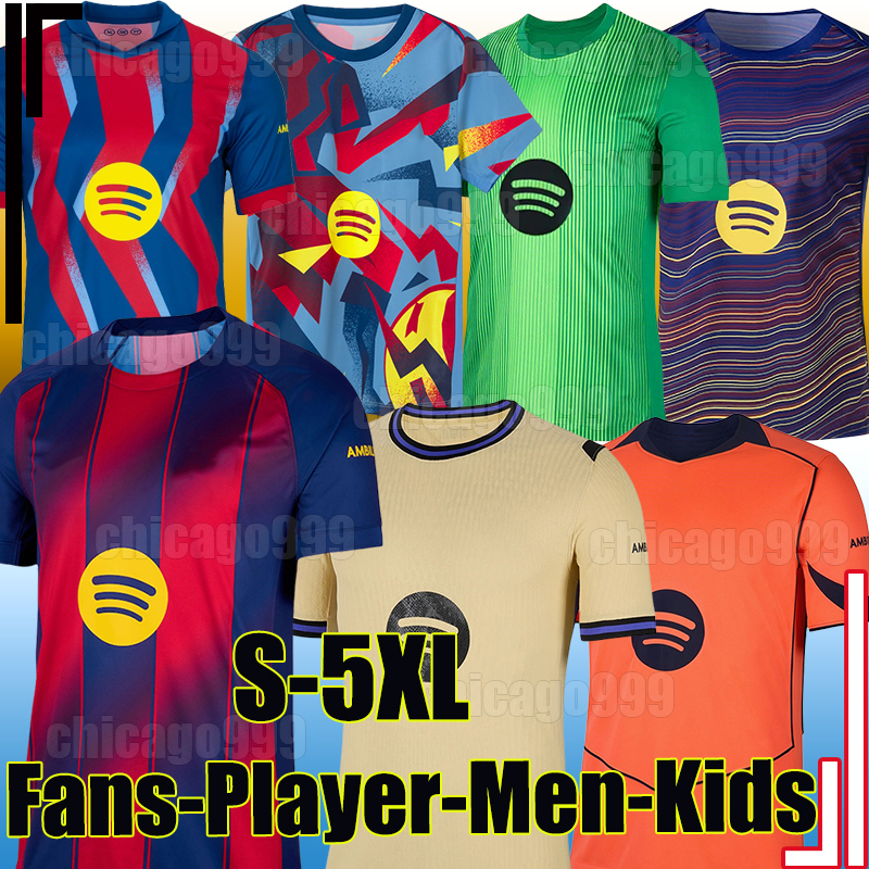 5XL 2025/26 BarCelonaeS LEWANDOWSKI soccer jerseys LAMINE YAMAL FC FERRAN camiseta de futbol RAPHINHA PEDRI ANSU FATI GAVI ERICfootball shirt men kids kit socks