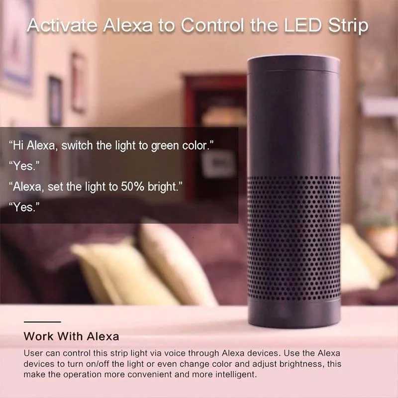 DC12V Tuya Zigbee LED Round Under Cabinet Light Kit RGB Color Change Dimming for Kitchen ShelfVoice Control Google Alexa Echo M251129