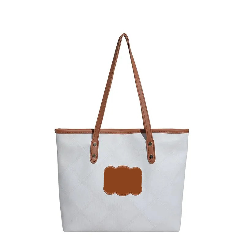 tote designer shopper bag luxury shopping bags Contrasting color large capacity tote bag Simple fashionable purse EXW2511292